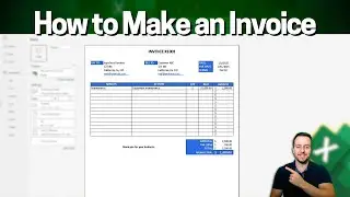 How to make an Invoice Design in Excel | You can Print or save as PDF