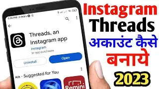 Instagram threads me account kaise banaye | How To Create Account Instagram Threads