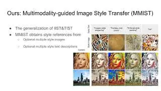 Multimodality-Guided Image Style Transfer Using Cross-Modal GAN Inversion