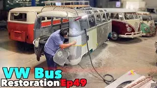 VW Bus Restoration - Episode 49 - Smooth | MicBergsma