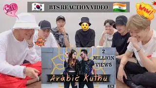 BTS REACTION VIDEO BOLLYWOOD HIT DANCE COVER //ARABIC KUTHU // TRENDING ON REELS //