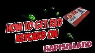 RUST - RED KEYCARD on  HAPIS ISLAND