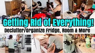 GET RID OF EVERYTHING! *HUGE* DECLUTTER WITH ME! DECLUTTER & ORGANIZING MOTIVATION 2024