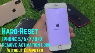 Hard Reset iPhone 6/7/8/X iF Forgot Passcode - Remove Apple ID Without Pc - Unlock iCloud Account