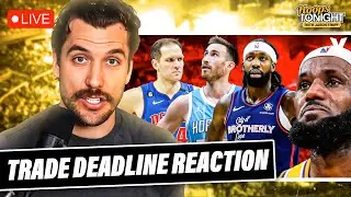 NBA Trade Deadline Reaction: Knicks big move, Warriors & Lakers stand pat | Hoops Tonight