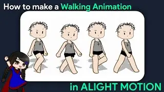 [BEGINNER FRIENDLY] Character Walking Animation Tutorial in Alight Motion | Free