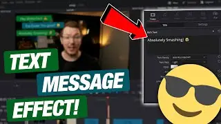 EMOJIS in Davinci Resolve PLUS simple TEXT MESSAGE Effect!