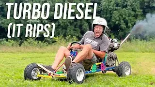 We Turbocharged Our Temu 10HP Diesel Go Kart