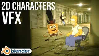 How to Add 2D Characters to Live Action Footage