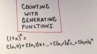 Generating Functions and Counting With Them - An Intro