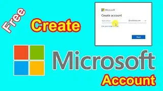 How to create Microsoft account Desktop | Create Free Microsoft account Desktop (2024)
