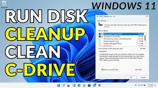 How to run disk cleanup on windows 11 - Clean C Drive on windows 11