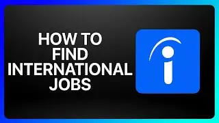 How To Find International Jobs On Indeed Tutorial