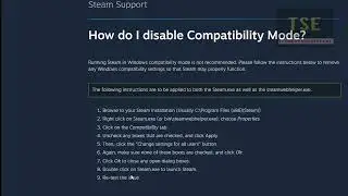 How to Fix windows is currently running steam in windows compatibility mode which can cause issues