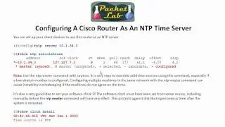 Network Time Protocol (NTP) On Cisco Devices - Part 3