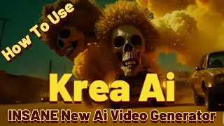 How To Use Krea Ai INSANE New Ai Video Generator !!  Krea AI Tutorial