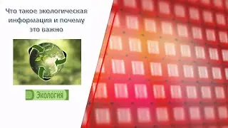 Что такое экологическая информация и почему это важно