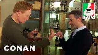 Conan & Jordan Schlanskys Italian Wine Tasting | CONAN on TBS