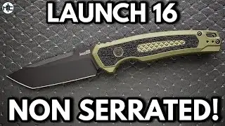 Kershaw Launch 16 NON SERRATED Automatic Folding Knife - Quick Review