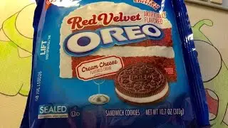 Unboxing Limited Edition Red Velvet Oreos