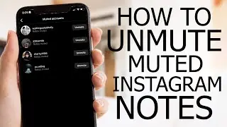 How to Unmute Instagram Notes (2024)