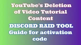 Steps how to Download & free Install license DISCORD RAID TOOL
