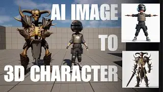 AI Image to 3D Game Ready Character for Indie Developers | Unreal Engine