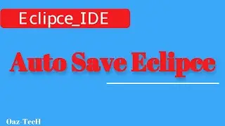 Files auto save on Eclipse IDE