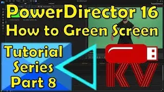 Chroma Key / Green Screen | PowerDirector 16 Tutorial Part 8