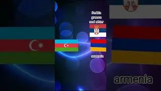 Countries Support Azerbaijan vs Armenia Part 1 #shorts