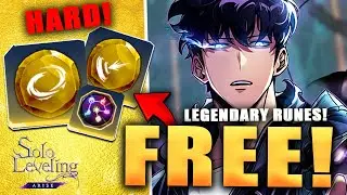 HOW to GET LEGENDARY RUNES & BLESSING STONES?! My First Legendary Rune is... (Solo Leveling Arise)