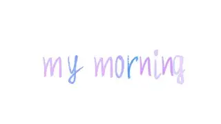 {vlog}:мое утро//чем я умываюсь//my morning