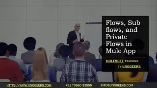 MuleSoft Training | MuleSoft Flow Types - Flows, Subflows, Private | MuleSoft Tutorial For Beginners