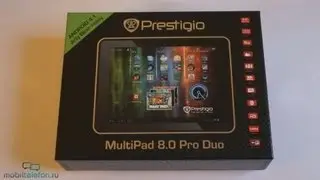Распаковка Prestigio MultiPad 8.0 Pro Duo (unboxing): первое включение
