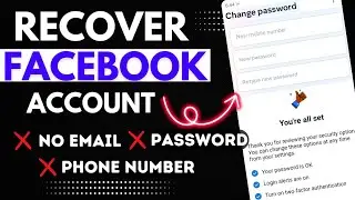 How To Recover Facebook Password Without Email And Phone Number 2024 epi2 @SocialLifeTips