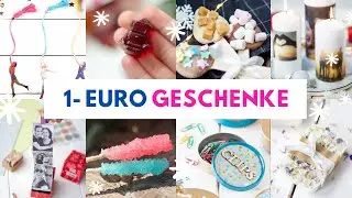 24 DIY und FOOD Geschenke für 1€! Günstige und kreative Ideen ❤️