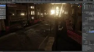 Brownstone Street in Blender 2.8 EEVEE