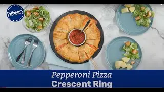 Pepperoni Pizza Crescent Ring | Pillsbury