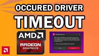 *QUICK FIX | AMD Software Detected That A DRIVER TIMEOUT Has Occurred | HOW TO FIX