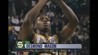 D. Mason - Jazz at Sonics - 11/3/02 (Huge 1-hand Tomahawk)