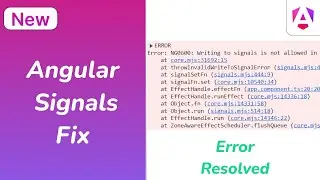 NG0600: Writing to signals is not allowed in a `computed` or an `effect` by default. | Error Fix