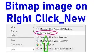 How To Fix  Bitmap Image Missing From The Right Click Context Menu