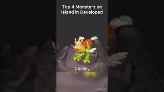 Ranking Top 4 Monsters on Island in Developed