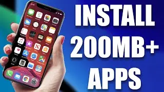 How to Download Apps Over 200MB Without WiFi on iPhone/iPad Running iOS 13/14