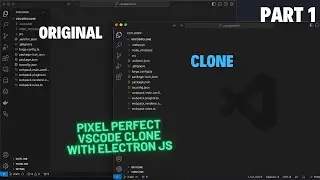 Full VSCode Clone With Electron JS, React JS, Monaco Editor Library & CSS Grid - Part 1