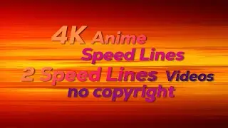 Speed Lines Anime Animated Background | 4K Animated Motion Graphic Video Stock #free