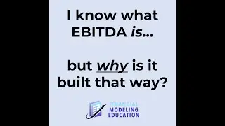 Why is EBITDA built the way it is?
