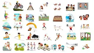 SPORTS NAME ENGLISH AND BENGOLI WITH PICTURES | ১০০ +খেলার নাম |SPORTS VOCABULARY|@ritubaroi#kids