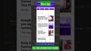 Make a News App #shorts