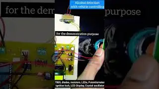 Alcohol Detection with Vehicle controlling | Microtronics